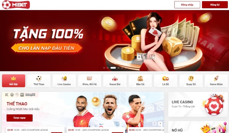 Mibet - Nhà Cái Cá Cược Thể Thao Đẳng Cấp TOP 1 Năm 2024